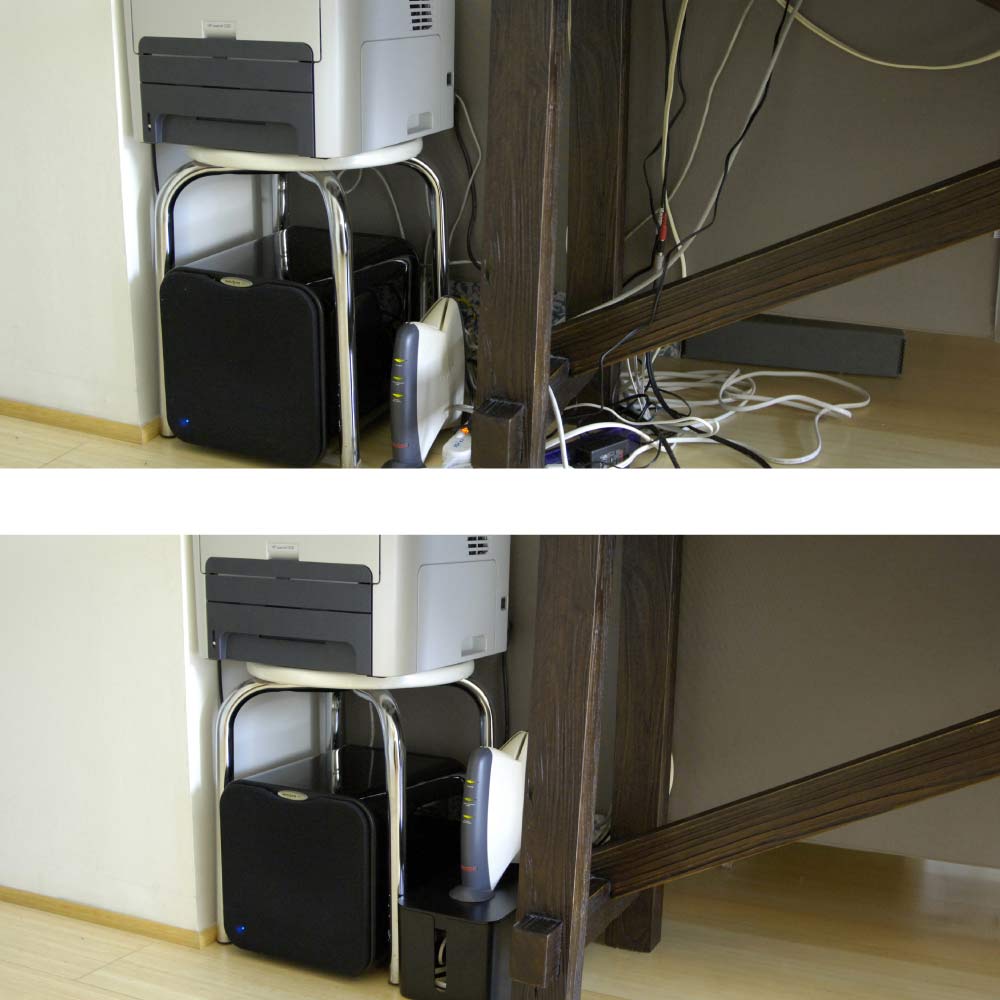 Under Desk Cable Management Organizer Cablebox By Blue Lounge